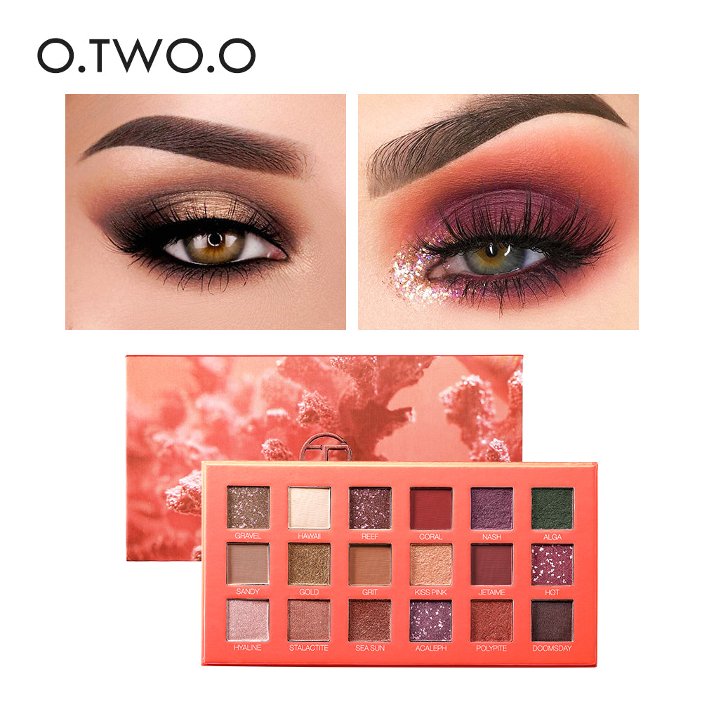 Beauty 18 Color Eye Shadow Plate Pearl Glitter Powder High Gloss Matte Multi Color Eye Shadow Plate Color Makeup - V.I.P Digital Presence