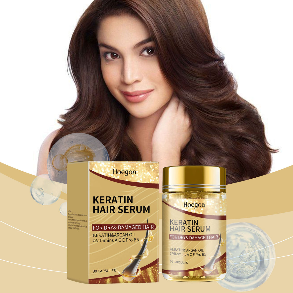 Argan Hair Care Oil Repair Dry Split Hair, Smooth And Glossy Hair Care Oil - V.I.P Digital Presence