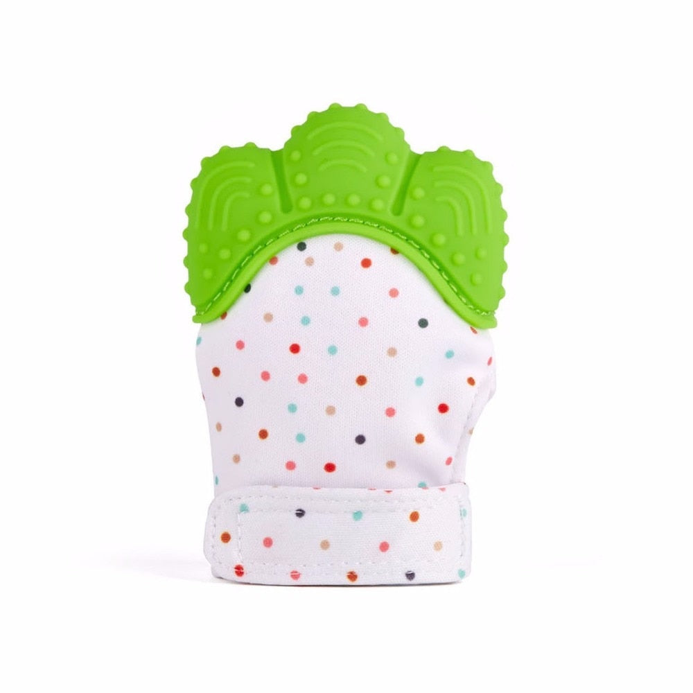 Newborn Baby Gloves Silicone Baby Mitt Teething Mitten Teething Glove Candy Wrapper Sound Teether - V.I.P Digital Presence