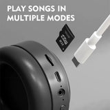 Head mounted wireless Bluetooth earphones for gaming, esports, 3D card insertion, foldable computer earphones, universal - V.I.P Digital Presence