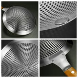 Large Stainless Steel Oil Strainer, Commercial Oil Strainer, Lo Mein Strainer, Oil Leak Strainer, Household Lo Mein Strainer - V.I.P Digital Presence