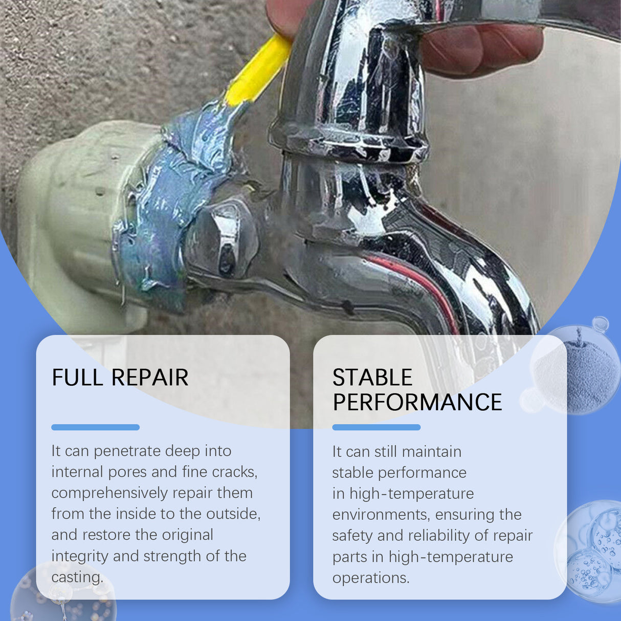 Casting Glue Box Cast Iron Sealant Ab Sealant Sealant Leak Repair Plugging Metal Bonding - V.I.P Digital Presence