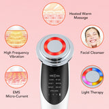 7-in-1 EMS Micro-Current Color Light Vibration LED Beauty Cleansing Import Instrument Face Lift Essence Import Instrument - V.I.P Digital Presence