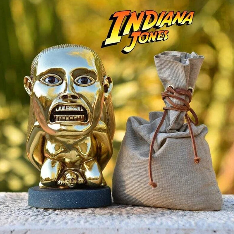 Indiana Jones Idol Golden Fertility Statue Resin Fertility Idol Sculpture with Eye Scale Raiders of The Lost Ark Cosplay Props - V.I.P Digital Presence