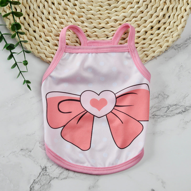 Pet supplies pet clothes cute fruit camisoles tank tops breathable pet sunscreen mosquito and insect repellent products - V.I.P Digital Presence