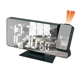 Home LED Projection Alarm Clock - Time, Temp Display, Backlight, Snooze - V.I.P Digital Presence