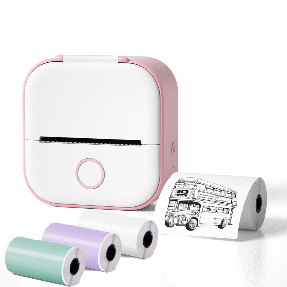 Overseas version T02 household wrong title mini pocket portable Bluetooth tag photo ledger thermal printer - V.I.P Digital Presence