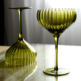 4/2/1Pcs Creative French Medieval Red Wine Glass Hand Blown Margarita Cocktail Goblet Glass Cup Dense Edges Vintage Flower Bloom - V.I.P Digital Presence
