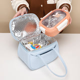 Mini fashion office PU high seal waterproof lunch box bag insulation lunch bag - V.I.P Digital Presence