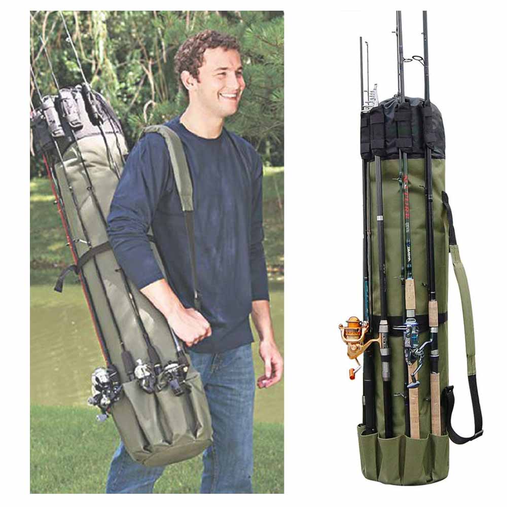 Fishing Portable Multifunction Nylon Fishing Bags Fishing Rod Bag Case Fishing Tackle Tools Storage Bag - V.I.P Digital Presence