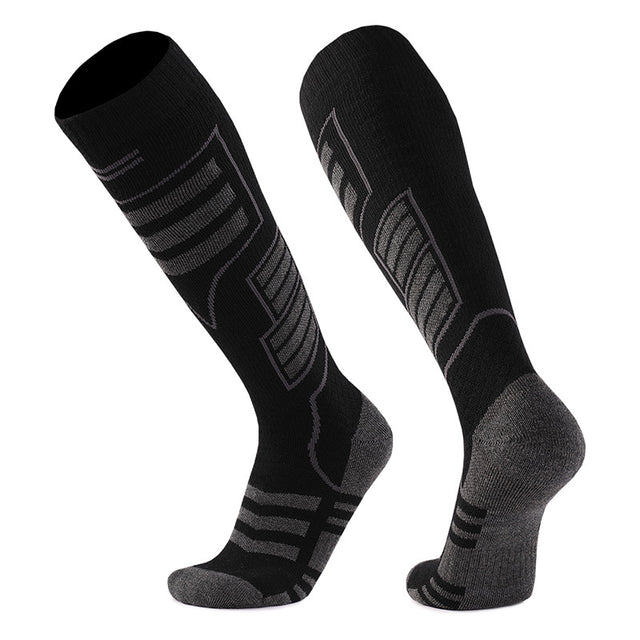 Cross border hot mining Merino wool Merino wool socks Ski socks Long tube pressure socks Full Thick looped socks - V.I.P Digital Presence