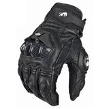 Motorcycle Gloves black Racing Genuine Leather Motorbike white Road Racing Team Glove men summer winter - V.I.P Digital Presence