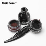 Music Flower Eyes Make Up Cushion Eyeliner Waterproof Long Lasting Eye Liner Pencil Black Quick-drying Eyelid Natural - V.I.P Digital Presence