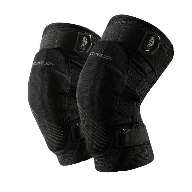 Professional Ski Knee Pads Outdoor EVA Thickened Crash Prevention Roller Skating Skating Equipment Protective Double Straps - V.I.P Digital Presence
