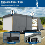 Umbrauto RV Cover Class C Upgraded 7 Layers Anti-UV Top Panel Motorhome Cover，Gray - V.I.P Digital Presence