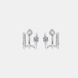 Moissanite 925 Sterling Silver Earrings - V.I.P Digital Presence