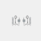 Moissanite 925 Sterling Silver Earrings - V.I.P Digital Presence