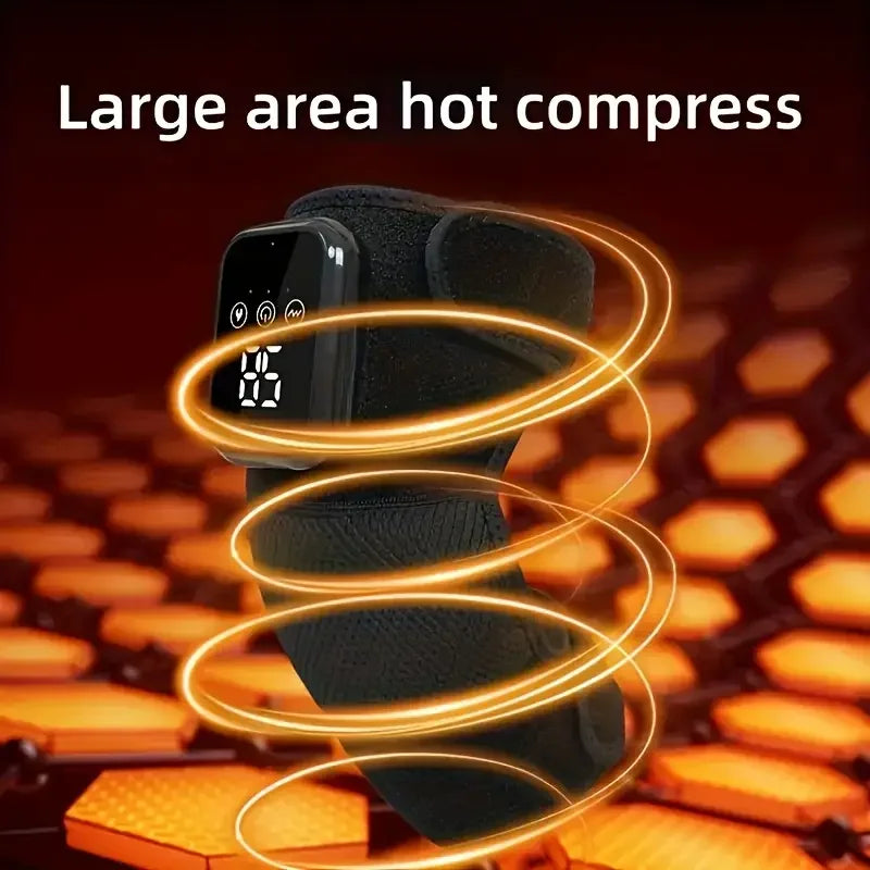 Electric Heated Knee Massager 3 in 1 Joint Elbow and Shoulder Pain Reliever Thermal Vibration Moisture Removal Physical Therapy - V.I.P Digital Presence