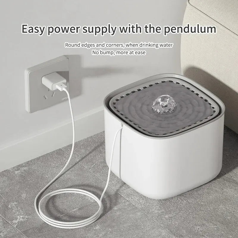3L Large Capacity Canine Cat Dog Pet Circulating Filter Pet Fountain Feeder Automatic Water Dispenser with USB Port for Pets - V.I.P Digital Presence