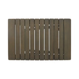 Outdoor Folding Wooden Side Table, Gray, 15"D x 22.75"W x 18.25"H - V.I.P Digital Presence