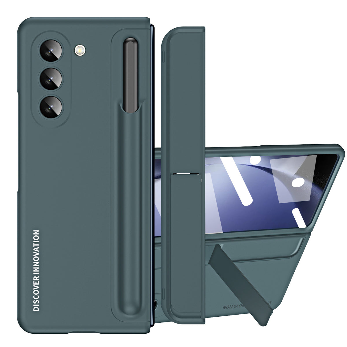 Samsung zfold 6 phone case FOLD5 folding screen pen slot bracket 2-in-1 all inclusive anti fall protective case is suitable - V.I.P Digital Presence