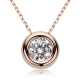 1 Carat Moissanite 925 Sterling Silver Necklace - V.I.P Digital Presence