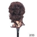 Synthetic Messy Curly Claw Hair Bun Chignon Hair Extensions Scrunchy Fake False Hair With Tail for Women Hairpieces - V.I.P Digital Presence