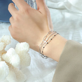 Titanium Steel Three-Layered Bracelet - V.I.P Digital Presence