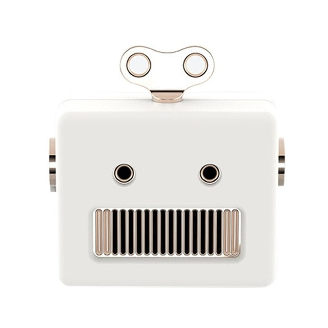 Portable Retro Robot Shape Bluetooth Speaker Cartoon Mini Outdoor Wireless Speaker HIFI Bass Column Loudspeaker With Microphone - V.I.P Digital Presence
