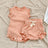 Baby Pit Thread Crawling Clothes Spring/Summer Wooden Ear Edge Girls' Harper+Drawstring Big PP Pants Set - V.I.P Digital Presence