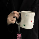 Luxury Cup Make Undefined Cup Gem Cup Spice Girl Style Gem Mug Ceramic Water Cup Small Original Coffee Mug Cup for Lovers - V.I.P Digital Presence