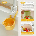 Adjustable Hanging Sink Drain Basket for Kitchen Sink, Food Waste Separator, Filter Basket & Fruit Washing Strainer - V.I.P Digital Presence