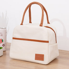 Simple style trendy thick waterproof lunch bag insulation fresh portable Oxford cloth lunch bag storage picnic bag - V.I.P Digital Presence