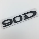 Suitable for Tesla MODEL3 S X Y 75D 85D 90D 100D displacement tail label metal car sticker - V.I.P Digital Presence