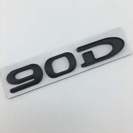 Suitable for Tesla MODEL3 S X Y 75D 85D 90D 100D displacement tail label metal car sticker - V.I.P Digital Presence
