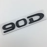 Suitable for Tesla MODEL3 S X Y 75D 85D 90D 100D displacement tail label metal car sticker - V.I.P Digital Presence
