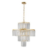 Luxury Crystal Chandelier Modern Chandeliers Lights Fixture Hanging Pendant Light Fixture Dia 19.7 Inch - V.I.P Digital Presence