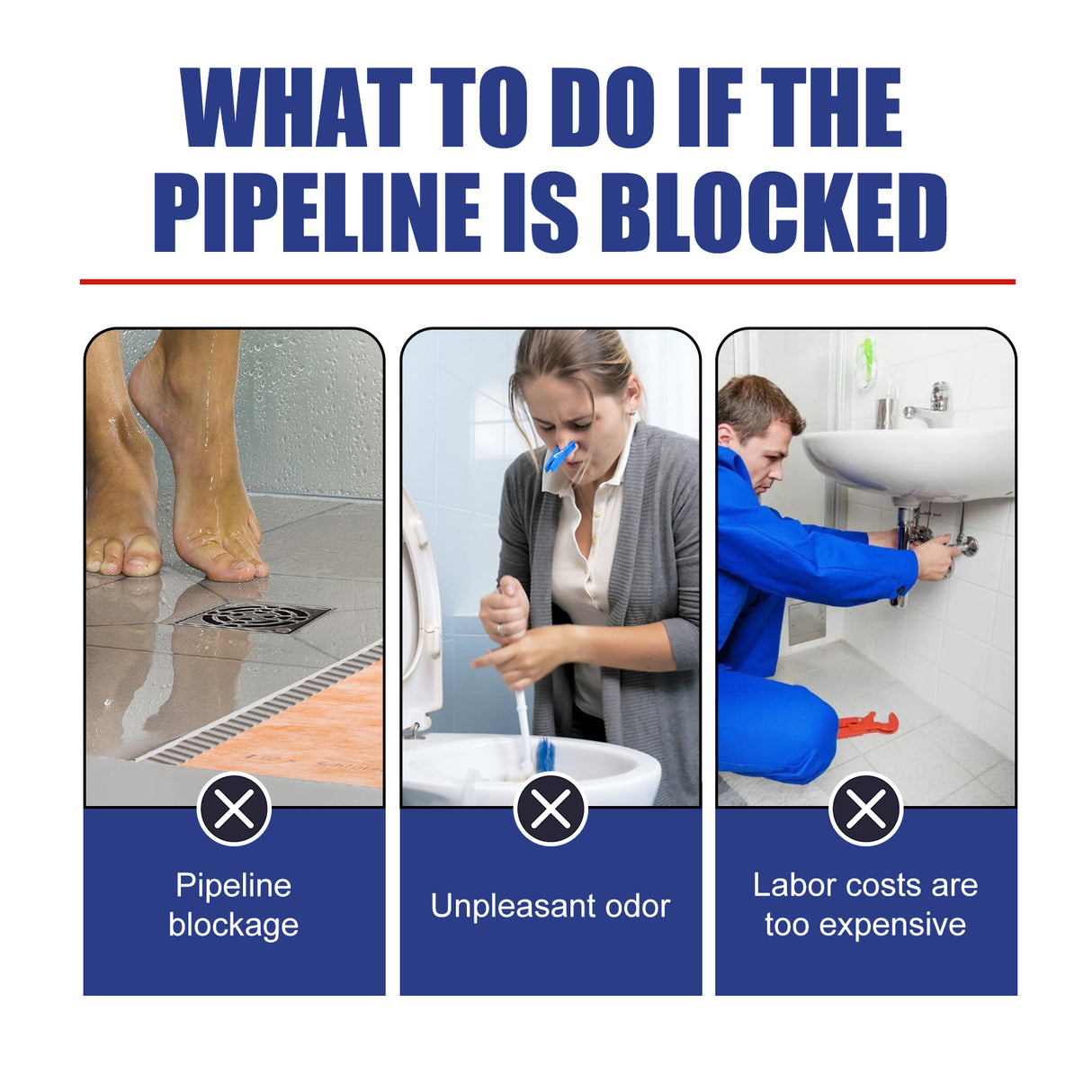 JUE-FISH Drain Gel Pipe Unclogger, Kitchen Bathroom Sewer Odor Cleaning Dissolves Dredging To Prevent Clogging - V.I.P Digital Presence