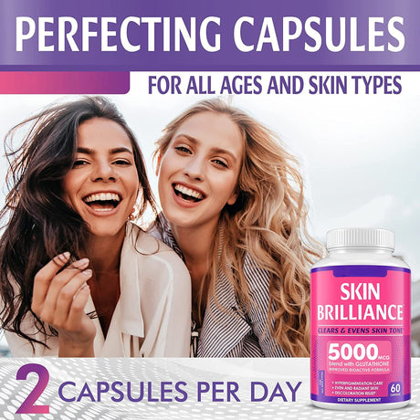 High Quality 5000mg Vitamin Supplements Skin Whitening Capsules Herbal Liposomes Glutathione Pills for Skin Whitening - V.I.P Digital Presence
