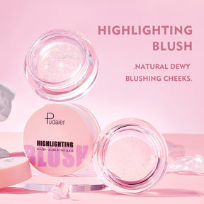 Pudaier temperature-changing blush transparent color-changing gel highlight blush cream natural nude makeup rouge blush - V.I.P Digital Presence