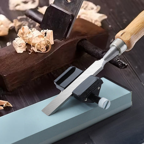 Chisel sharpening guide, knife sharpener, chisel blade, projection sharpener, template, roller, sharpening stone - V.I.P Digital Presence