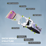 Magnetic ski goggles for men and women double anti-fog outdoor sports riding equipment goggles windproof - V.I.P Digital Presence