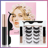 False Eyelashes Magnetic False Eyelashes 5 Pairs of Eyelashes 2 Liquid Eyeliner Sets Magnetic Natural - V.I.P Digital Presence