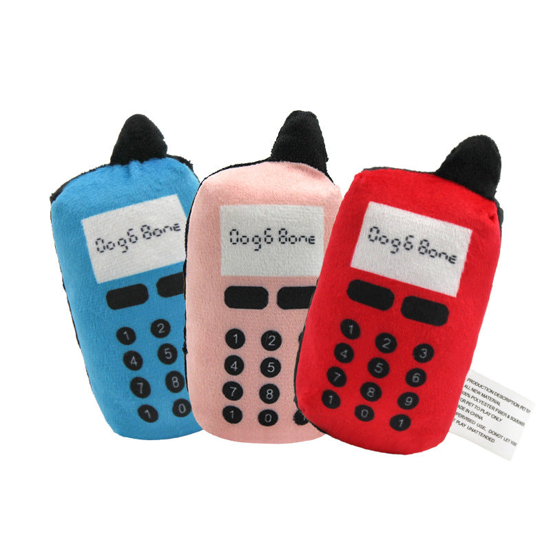 Blue Super Soft Phone Dog Sound Toy Training Interactive Toy Biting and Tearing Toy Cat Teasing Toy - V.I.P Digital Presence