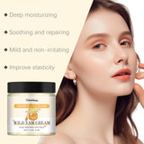 Crema hidratante de miel que alivia la piel seca y nutre la delicada elasticidad de la piel.