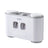 Toothbrush rack wall-mounted punch-free bathroom wall-mounted suction toothbrush set - V.I.P Digital Presence