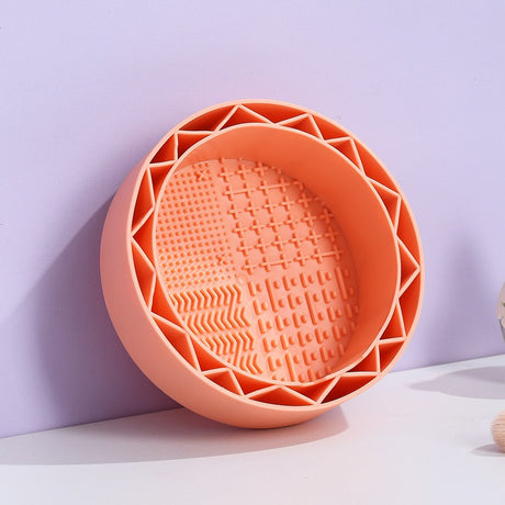 Reusable Makeup Brushes Cleaning Bowl Soft Texture Silicone Cosmetic Beauty Washing Bowl - V.I.P Digital Presence