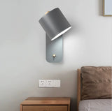 Nordic bedroom bedside lamp wall lamp study dining room corridor with switch wall lamp macaron LED minimalist wall lamp - V.I.P Digital Presence