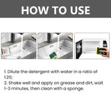 Concentrated Kitchen Greases & Grime Cleaner, Range Hood Oven Stubborn Oil Cleaning Multi-Functional Dirt Cleaner - V.I.P Digital Presence