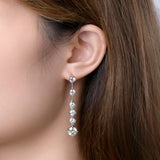 4 Carat Moissanite 925 Sterling Silver Earrings - V.I.P Digital Presence